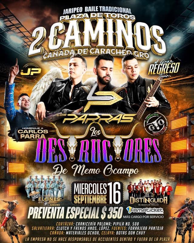 LOS PARRAS - LOS DESTRUCTORES DE MEMO OCAMPO